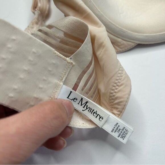 Le Mystere Cream lined Bra 36DDD 36F - Picture 10 of 13